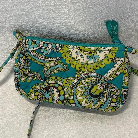 Vera Bradley Peacock pattern Crossbody Bag & Wallet 2-piece - Picture 4 of 7